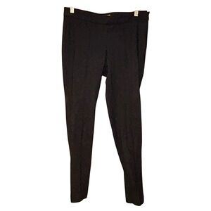 Kenar Women’s Black Textured‎ Slim Ankle Pants Size 8 Stretch Dress Trousers